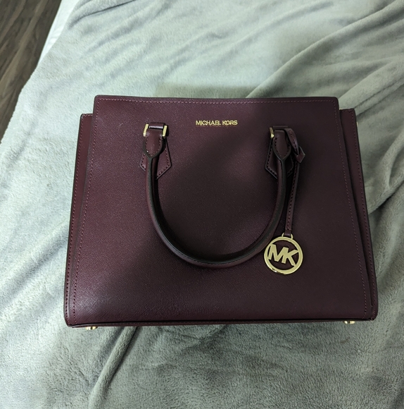 Michael Kors Burgundy Bag - Picture 1 of 3